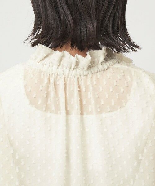 green label relaxing / グリーンレーベル リラクシング シャツ・ブラウス | プチ リボンモチーフ ジャガード ブラウス | 詳細12