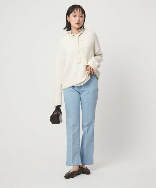 green label relaxing / グリーンレーベル リラクシング シャツ・ブラウス | プチ リボンモチーフ ジャガード ブラウス | 詳細5