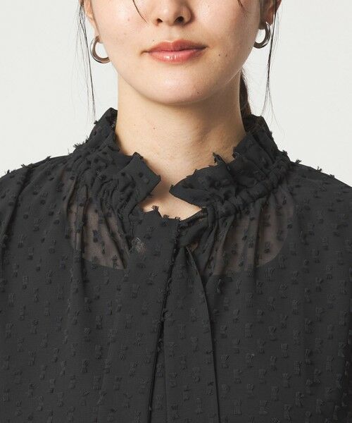 green label relaxing / グリーンレーベル リラクシング シャツ・ブラウス | プチ リボンモチーフ ジャガード ブラウス | 詳細21