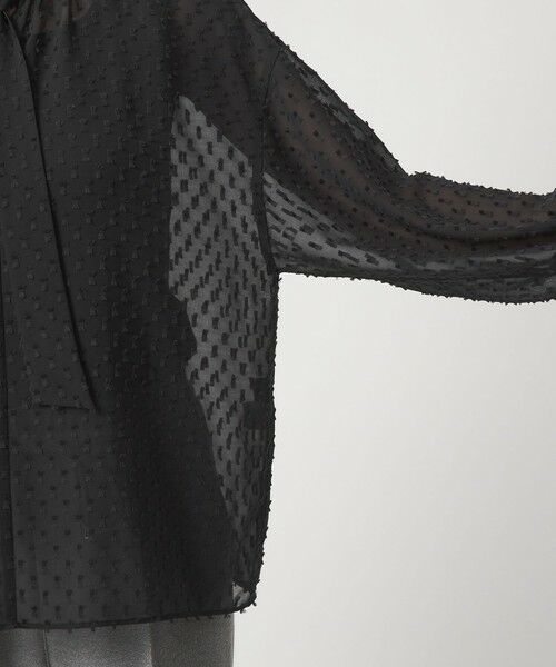 green label relaxing / グリーンレーベル リラクシング シャツ・ブラウス | プチ リボンモチーフ ジャガード ブラウス | 詳細25