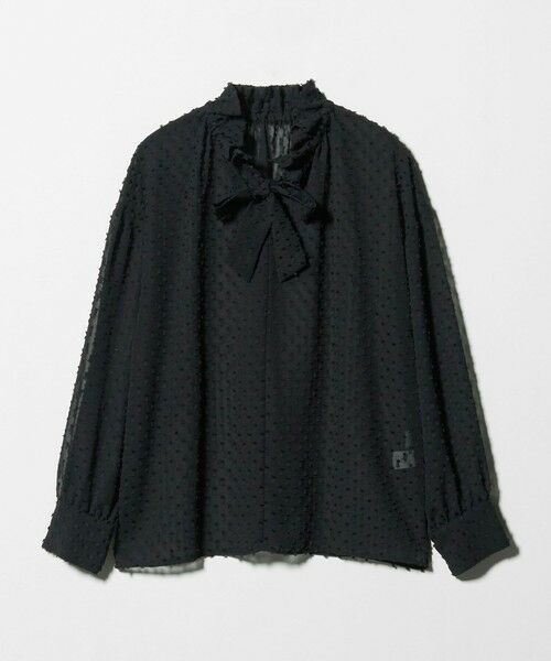green label relaxing / グリーンレーベル リラクシング シャツ・ブラウス | プチ リボンモチーフ ジャガード ブラウス | 詳細27