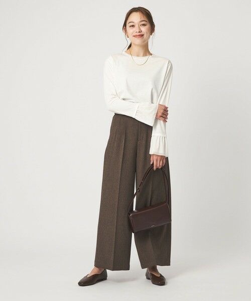 green label relaxing / グリーンレーベル リラクシング カットソー | ソデ チュール プルオーバー | 詳細2