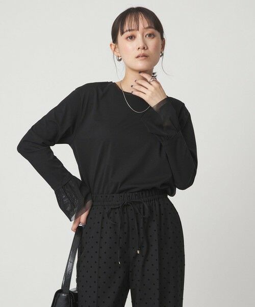 green label relaxing / グリーンレーベル リラクシング カットソー | ソデ チュール プルオーバー | 詳細15