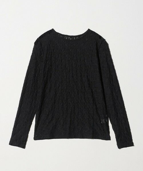 green label relaxing / グリーンレーベル リラクシング カットソー | シアー レース プルオーバー カットソー | 詳細16