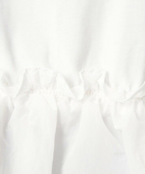green label relaxing / グリーンレーベル リラクシング カットソー | 【WEB限定】＜at ease＞ドッキング フリル プルオーバー カットソー | 詳細6