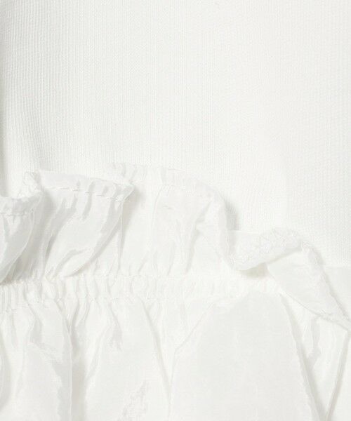 green label relaxing / グリーンレーベル リラクシング カットソー | 【WEB限定】＜at ease＞ドッキング フリル プルオーバー カットソー | 詳細10