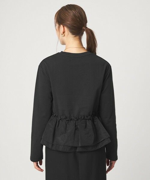 green label relaxing / グリーンレーベル リラクシング カットソー | 【WEB限定】＜at ease＞ドッキング フリル プルオーバー カットソー | 詳細17