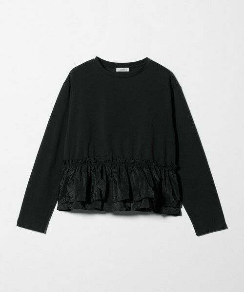 green label relaxing / グリーンレーベル リラクシング カットソー | 【WEB限定】＜at ease＞ドッキング フリル プルオーバー カットソー | 詳細22