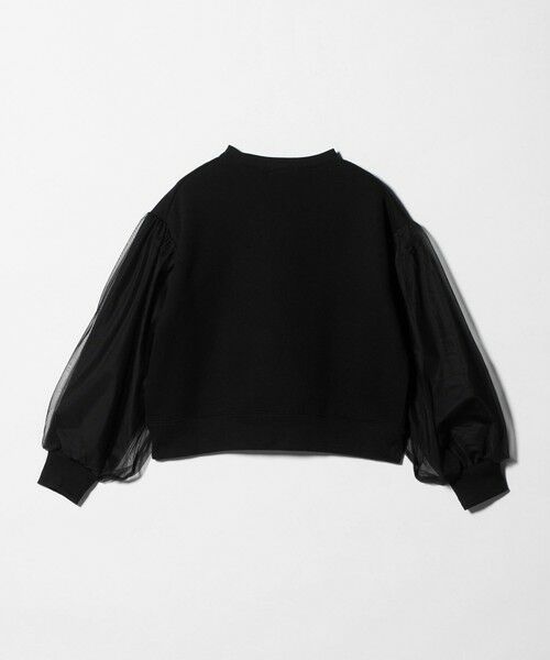 green label relaxing / グリーンレーベル リラクシング スウェット | 【WEB限定】＜at ease＞チュール ドッキング スウェット プルオーバー | 詳細9