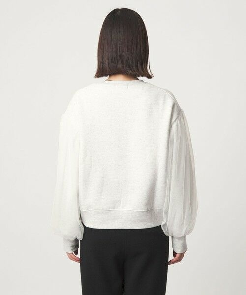 green label relaxing / グリーンレーベル リラクシング スウェット | 【WEB限定】＜at ease＞チュール ドッキング スウェット プルオーバー | 詳細18