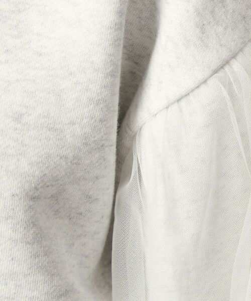 green label relaxing / グリーンレーベル リラクシング スウェット | 【WEB限定】＜at ease＞チュール ドッキング スウェット プルオーバー | 詳細23