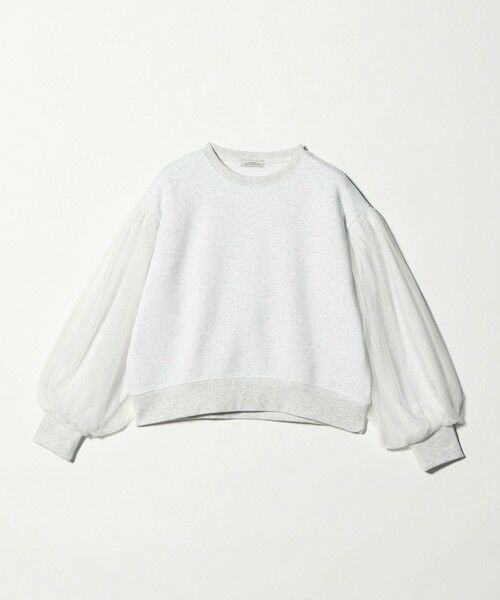 green label relaxing / グリーンレーベル リラクシング スウェット | 【WEB限定】＜at ease＞チュール ドッキング スウェット プルオーバー | 詳細24