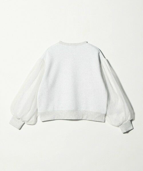 green label relaxing / グリーンレーベル リラクシング スウェット | 【WEB限定】＜at ease＞チュール ドッキング スウェット プルオーバー | 詳細25