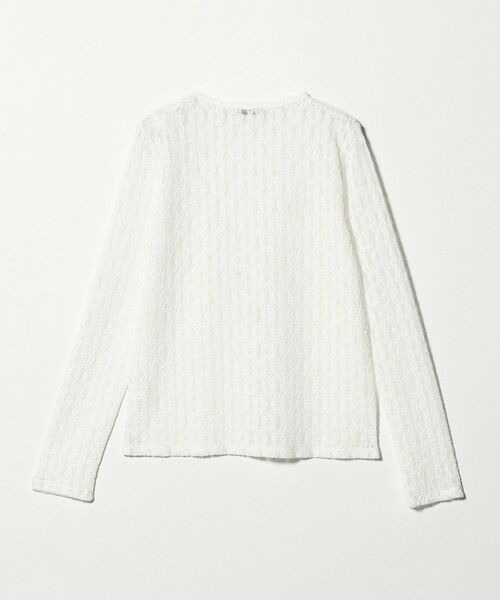 green label relaxing / グリーンレーベル リラクシング カットソー | 【WEB限定】＜at ease＞シャーリングレース プルオーバー カットソー | 詳細14