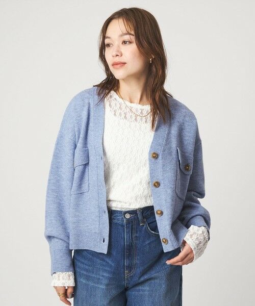 green label relaxing / グリーンレーベル リラクシング カットソー | 【WEB限定】＜at ease＞シャーリングレース プルオーバー カットソー | 詳細5