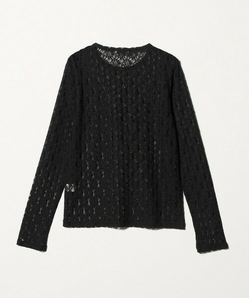 green label relaxing / グリーンレーベル リラクシング カットソー | 【WEB限定】＜at ease＞シャーリングレース プルオーバー カットソー | 詳細24