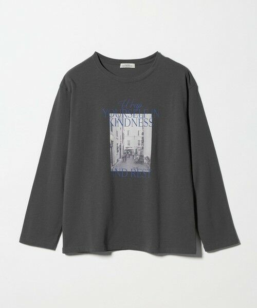 green label relaxing / グリーンレーベル リラクシング カットソー | 【WEB限定】＜at ease＞アソート フォト  ロングスリーブ カットソー | 詳細4