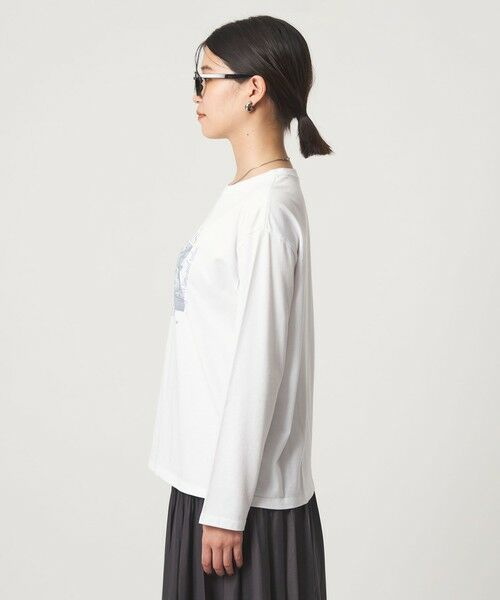 green label relaxing / グリーンレーベル リラクシング カットソー | 【WEB限定】＜at ease＞アソート フォト  ロングスリーブ カットソー | 詳細15