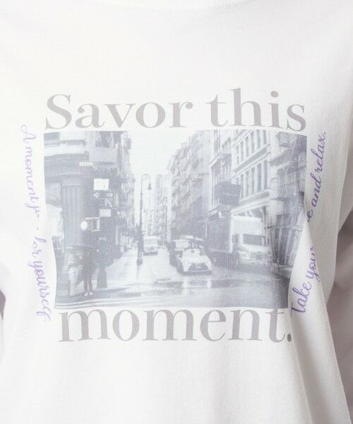 green label relaxing / グリーンレーベル リラクシング カットソー | 【WEB限定】＜at ease＞アソート フォト  ロングスリーブ カットソー | 詳細20