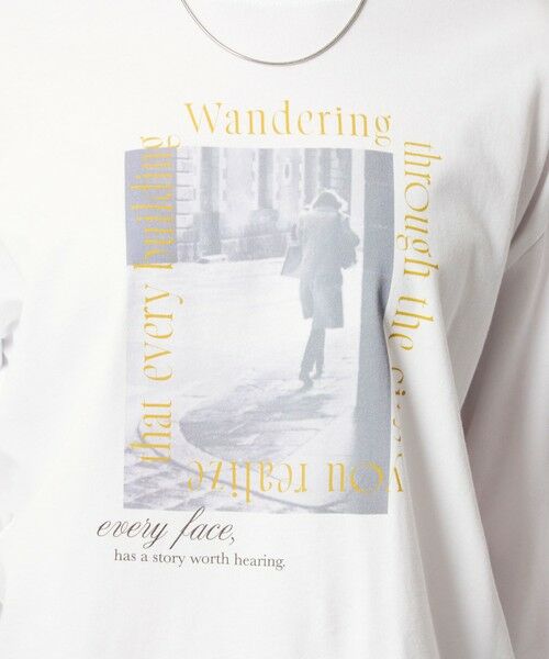 green label relaxing / グリーンレーベル リラクシング カットソー | 【WEB限定】＜at ease＞アソート フォト  ロングスリーブ カットソー | 詳細29