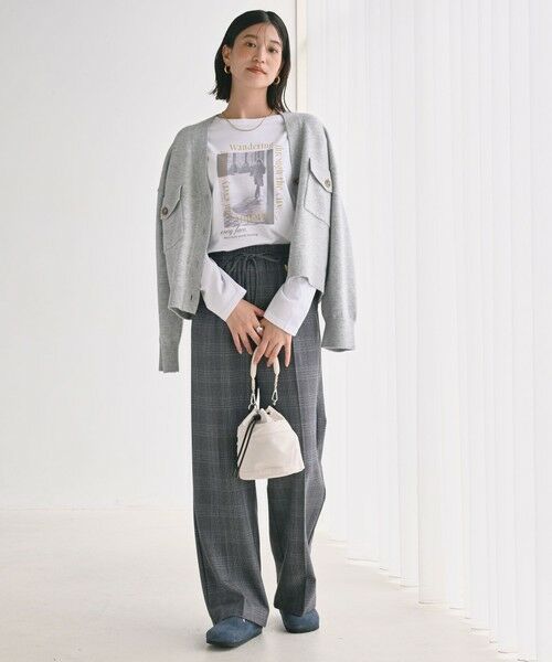 green label relaxing / グリーンレーベル リラクシング カットソー | 【WEB限定】＜at ease＞アソート フォト  ロングスリーブ カットソー | 詳細25