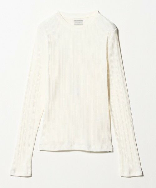 green label relaxing / グリーンレーベル リラクシング カットソー | 【WEB限定】＜at ease＞シアー リブ カットソー | 詳細8