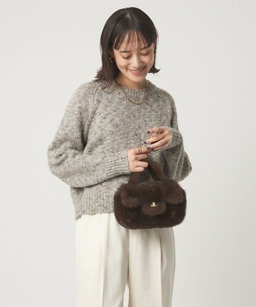 green label relaxing / グリーンレーベル リラクシング ニット・セーター | ミックスヤーン プルオーバー ニット | 詳細1