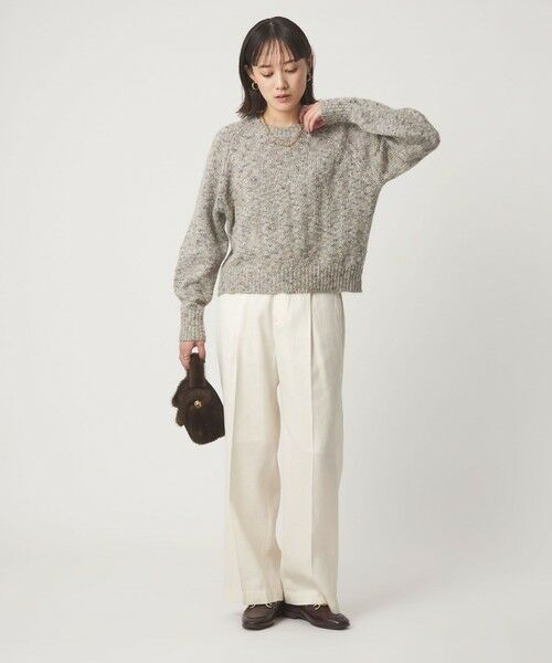 green label relaxing / グリーンレーベル リラクシング ニット・セーター | ミックスヤーン プルオーバー ニット | 詳細2