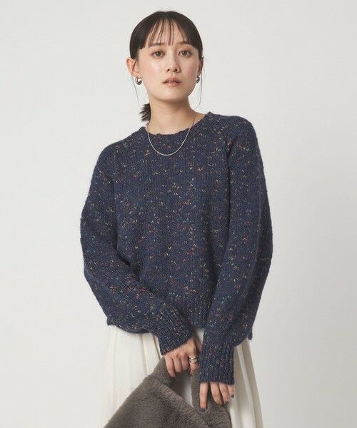 green label relaxing / グリーンレーベル リラクシング ニット・セーター | ミックスヤーン プルオーバー ニット | 詳細8