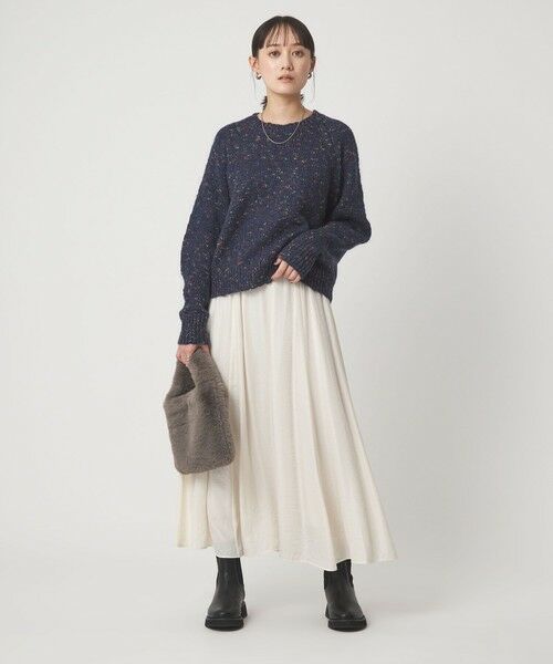 green label relaxing / グリーンレーベル リラクシング ニット・セーター | ミックスヤーン プルオーバー ニット | 詳細9