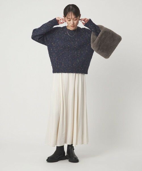 green label relaxing / グリーンレーベル リラクシング ニット・セーター | ミックスヤーン プルオーバー ニット | 詳細10