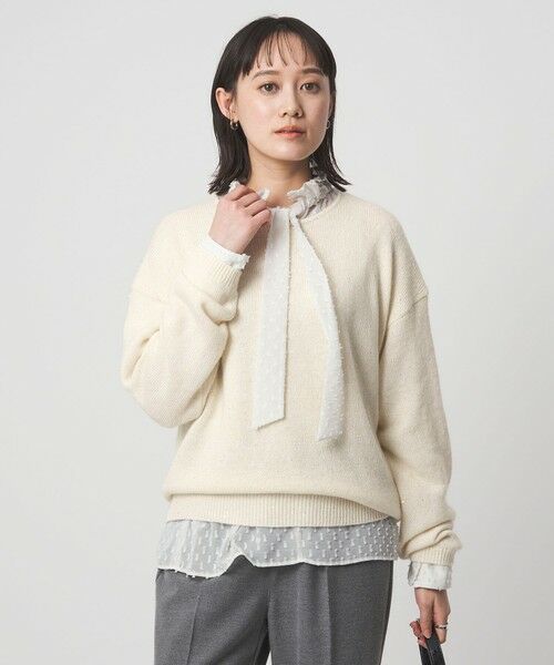 green label relaxing / グリーンレーベル リラクシング ニット・セーター | スパンコール ニット プルオーバー ウォッシャブル | 詳細4