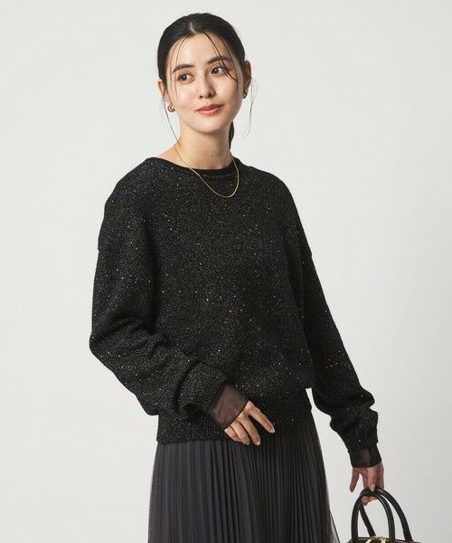 green label relaxing / グリーンレーベル リラクシング ニット・セーター | スパンコール ニット プルオーバー ウォッシャブル | 詳細8