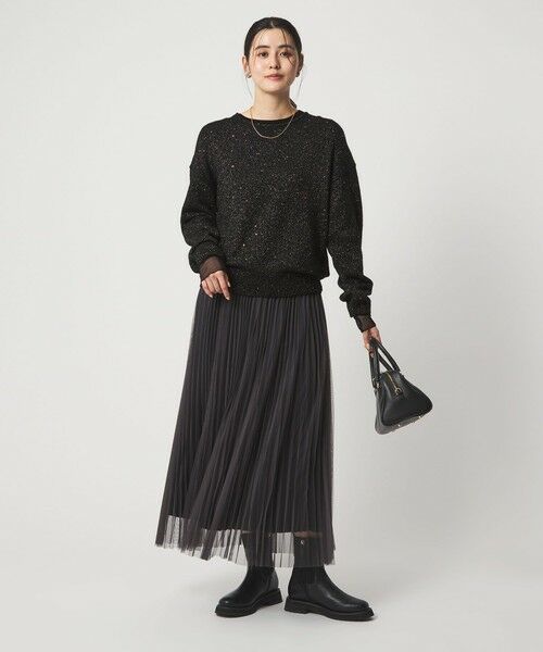 green label relaxing / グリーンレーベル リラクシング ニット・セーター | スパンコール ニット プルオーバー ウォッシャブル | 詳細10