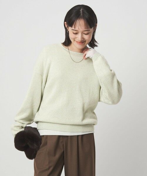 green label relaxing / グリーンレーベル リラクシング ニット・セーター | スパンコール ニット プルオーバー ウォッシャブル | 詳細15