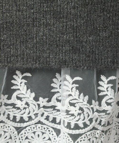 green label relaxing / グリーンレーベル リラクシング ニット・セーター | ニット × レース キャミソール プルオーバー セット | 詳細15