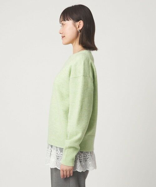 green label relaxing / グリーンレーベル リラクシング ニット・セーター | ニット × レース キャミソール プルオーバー セット | 詳細24