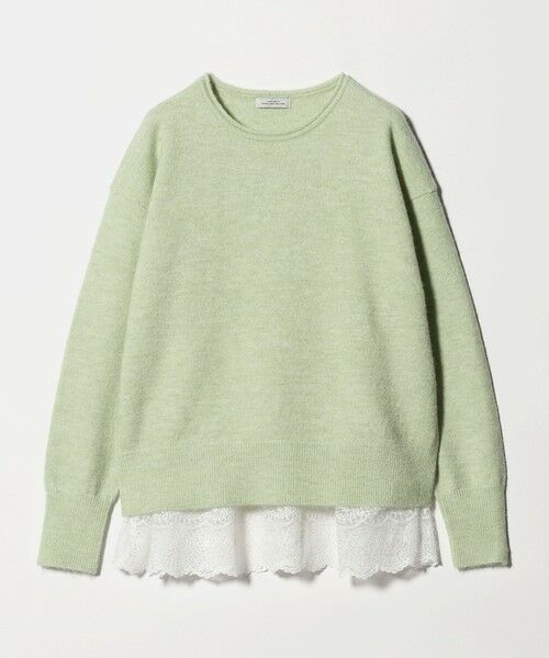 green label relaxing / グリーンレーベル リラクシング ニット・セーター | ニット × レース キャミソール プルオーバー セット | 詳細26