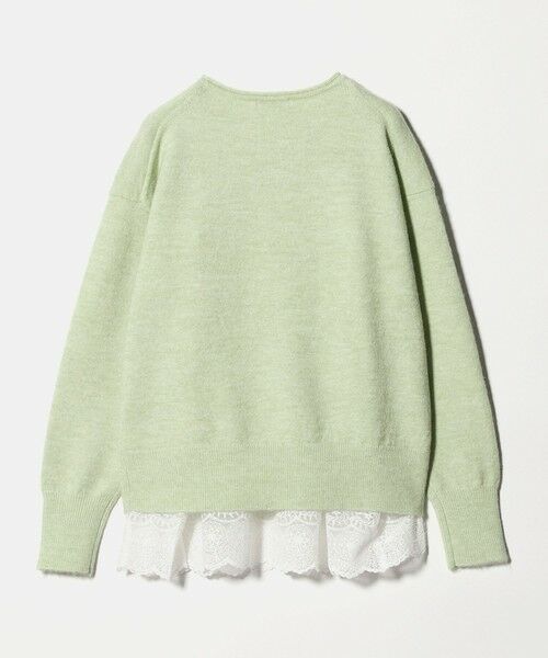 green label relaxing / グリーンレーベル リラクシング ニット・セーター | ニット × レース キャミソール プルオーバー セット | 詳細27
