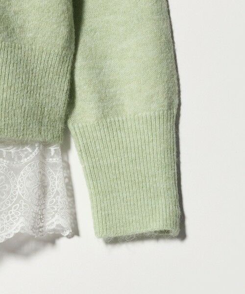 green label relaxing / グリーンレーベル リラクシング ニット・セーター | ニット × レース キャミソール プルオーバー セット | 詳細29