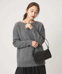 green label relaxing / グリーンレーベル リラクシング ニット・セーター | ヘアリー ニット ロング プルオーバー