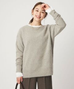 green label relaxing / グリーンレーベル リラクシング ニット・セーター | ヘアリー ニット ロング プルオーバー