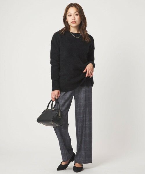 green label relaxing / グリーンレーベル リラクシング ニット・セーター | ヘアリー ニット ロング プルオーバー | 詳細2