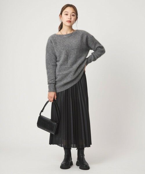 green label relaxing / グリーンレーベル リラクシング ニット・セーター | ヘアリー ニット ロング プルオーバー | 詳細6