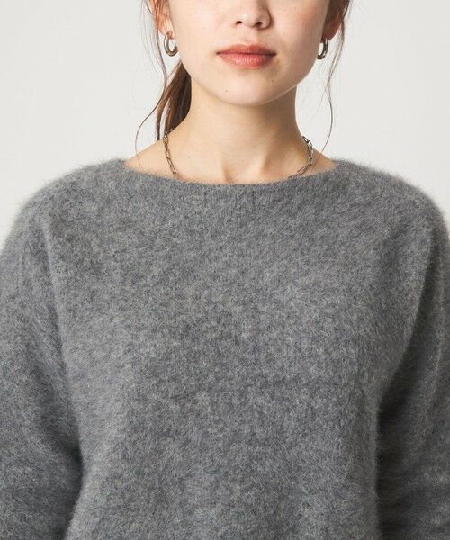 green label relaxing / グリーンレーベル リラクシング ニット・セーター | ヘアリー ニット ロング プルオーバー | 詳細12