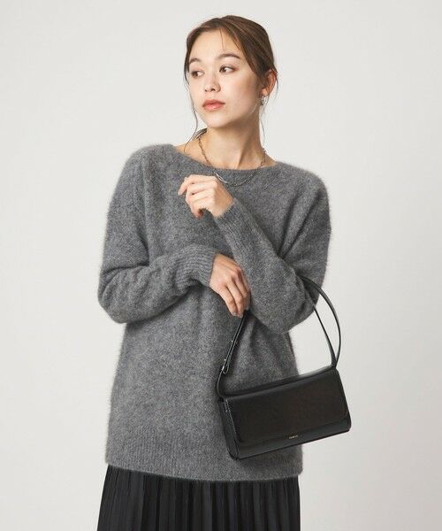 green label relaxing / グリーンレーベル リラクシング ニット・セーター | ヘアリー ニット ロング プルオーバー | 詳細5