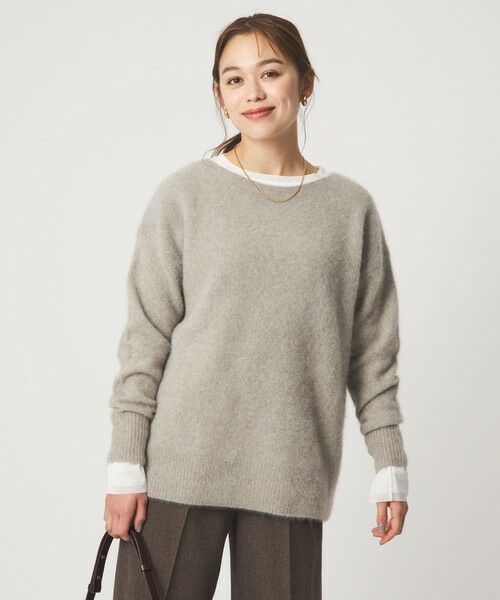 green label relaxing / グリーンレーベル リラクシング ニット・セーター | ヘアリー ニット ロング プルオーバー | 詳細21