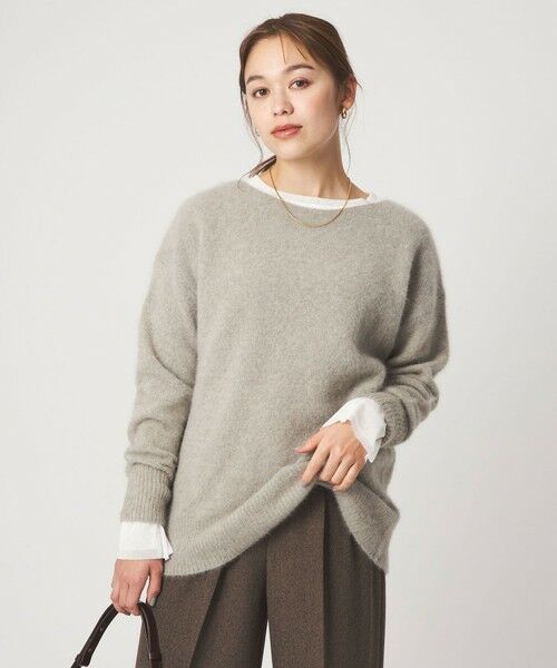 green label relaxing / グリーンレーベル リラクシング ニット・セーター | ヘアリー ニット ロング プルオーバー | 詳細22