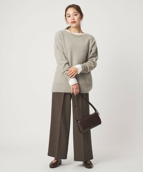 green label relaxing / グリーンレーベル リラクシング ニット・セーター | ヘアリー ニット ロング プルオーバー | 詳細24