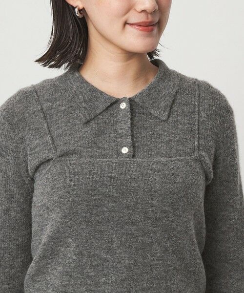 green label relaxing / グリーンレーベル リラクシング ニット・セーター | ポロニット カーディガン × ビスチェ ニット セット | 詳細12